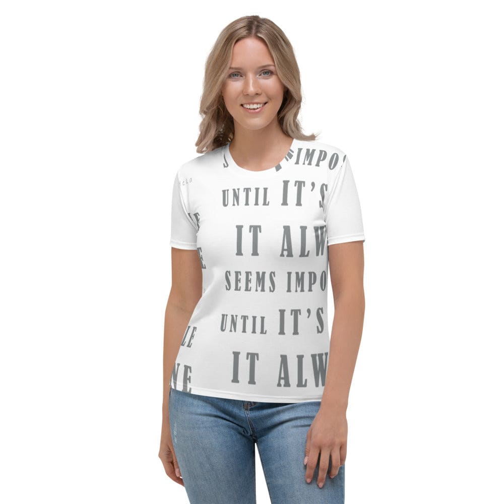 Women's T-shirt/It Always - Enet Images