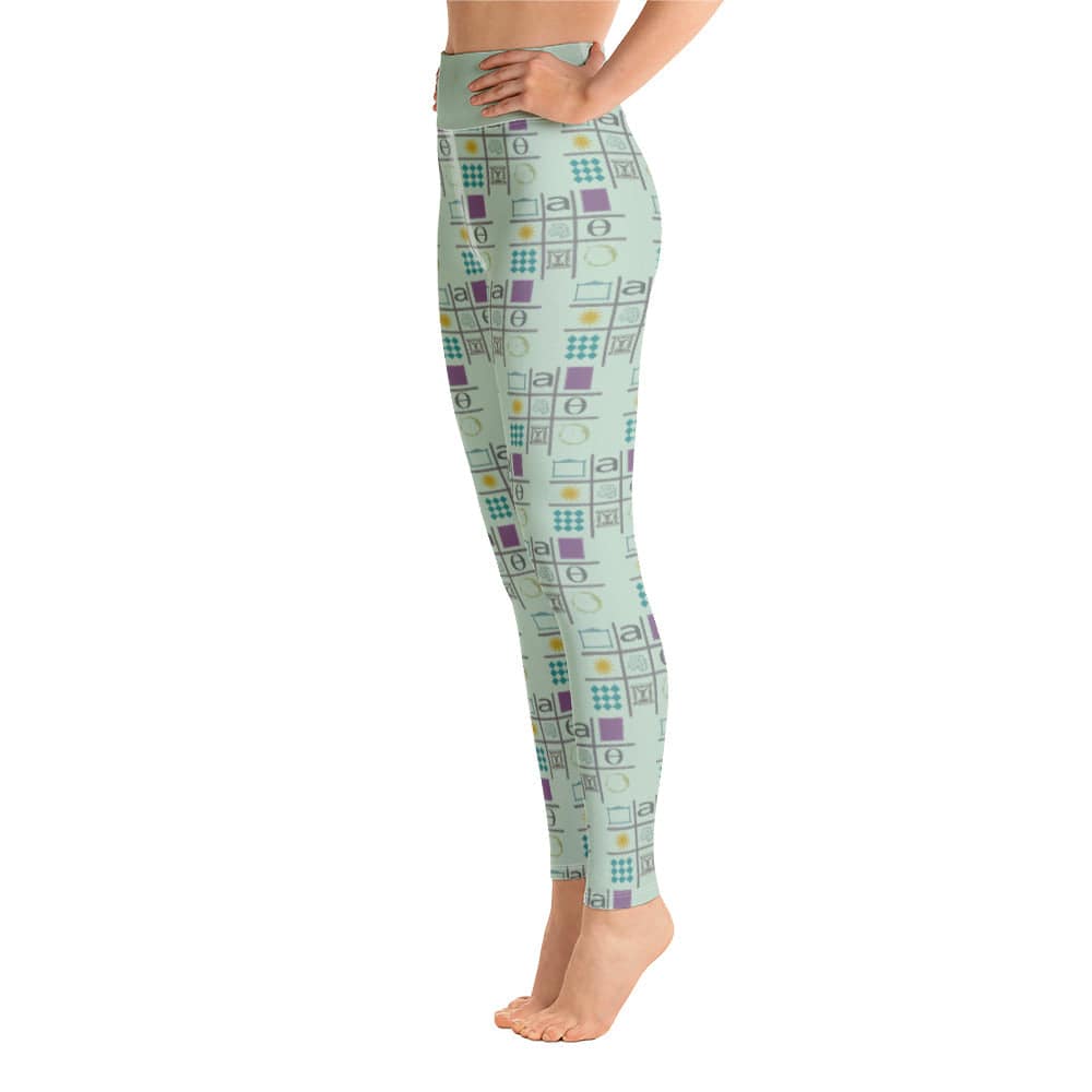 Yoga Leggings/Artistic Shapes - Enet Images