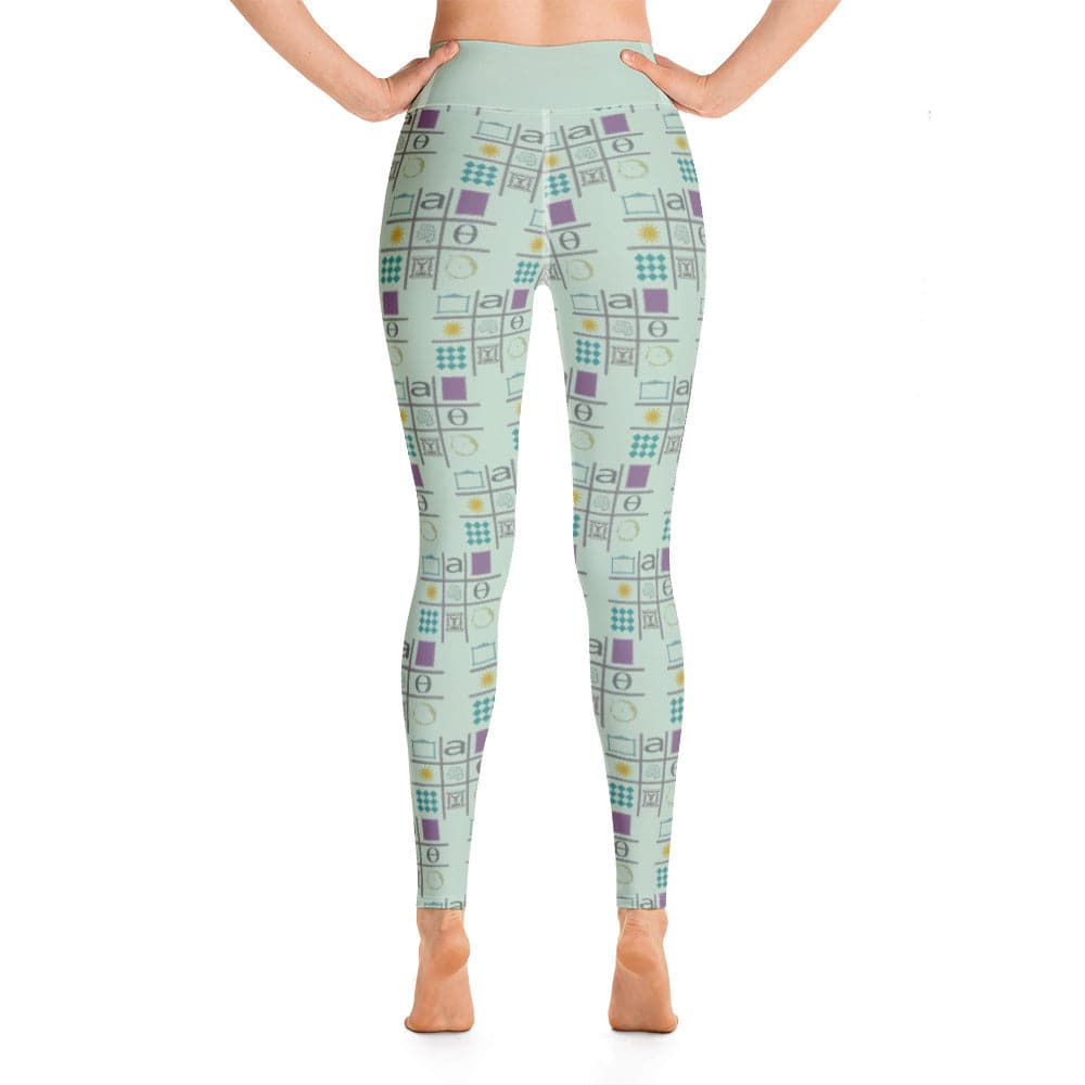 Yoga Leggings/Artistic Shapes - Enet Images