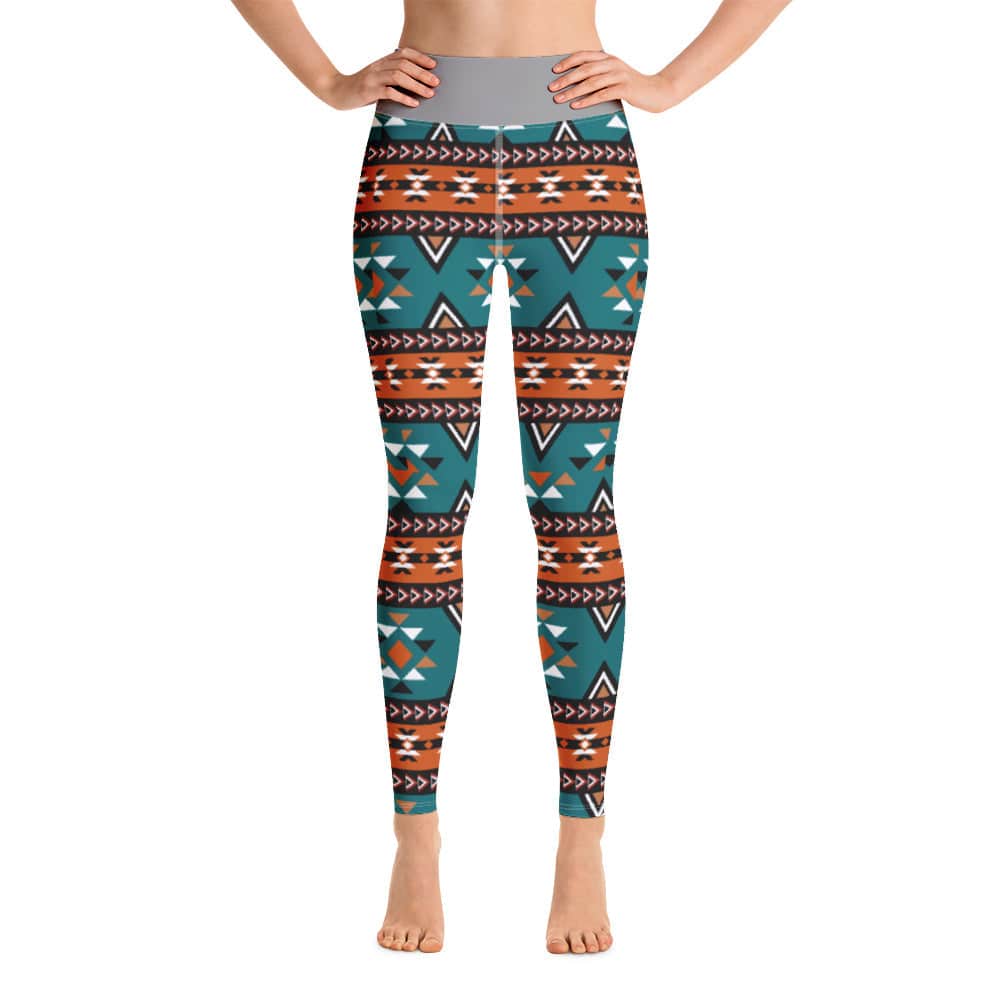 Yoga Leggings/Aztec pattern - Enet Images