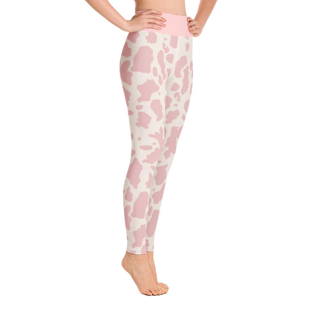 Yoga Leggings/Cow Pink - Enet Images