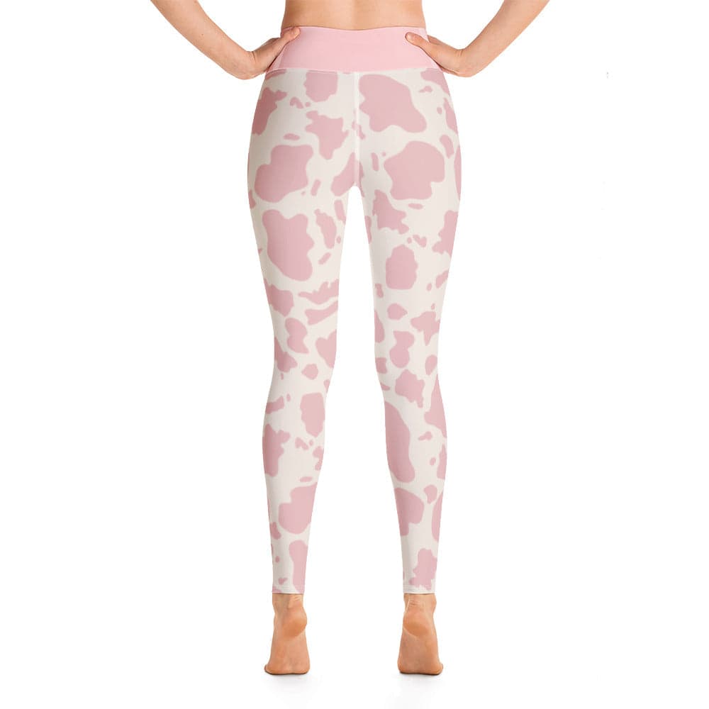 Yoga Leggings/Cow Pink - Enet Images