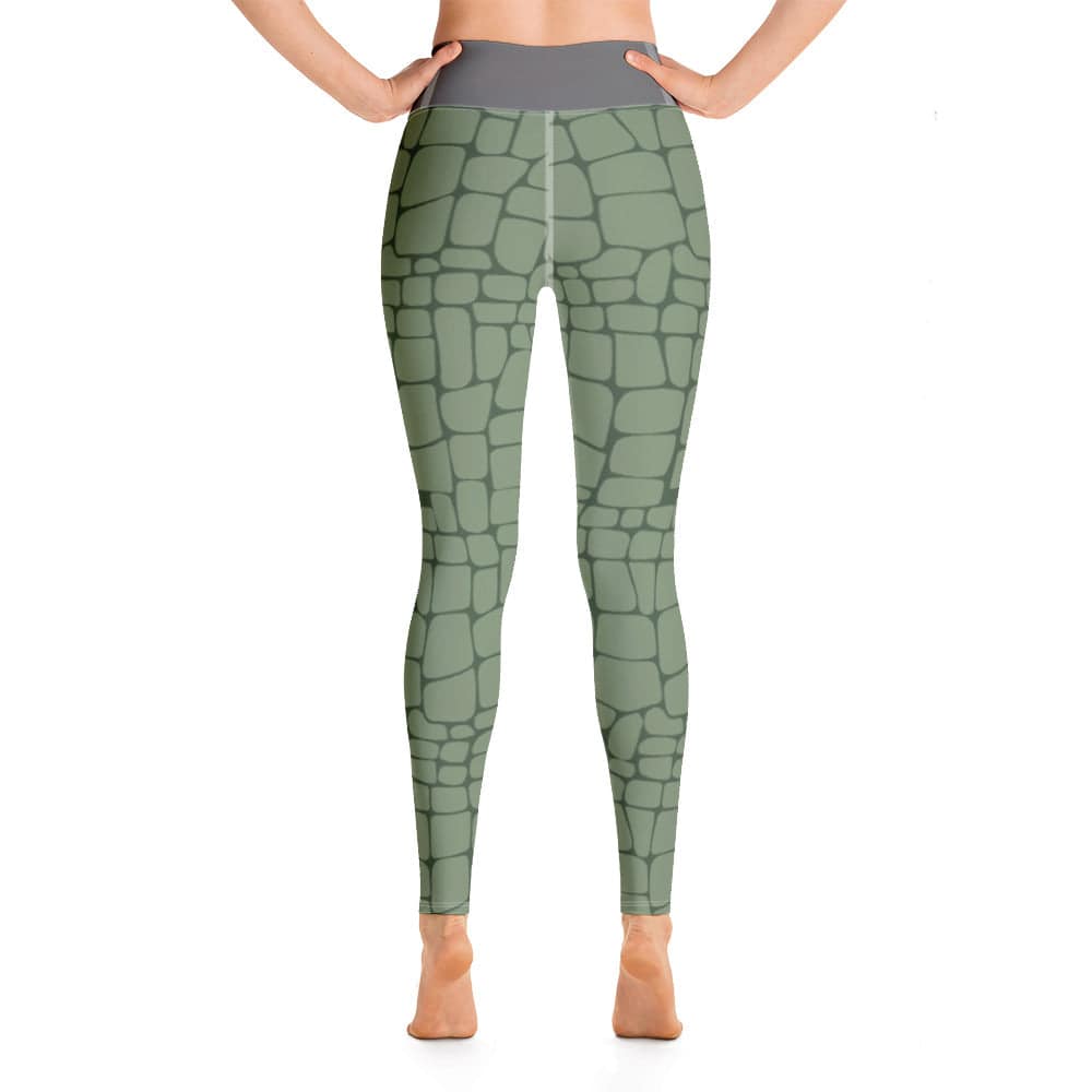 Yoga Leggings/Crocodile Green - Enet Images