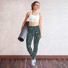 Yoga Leggings/Green & Dots - Enet Images