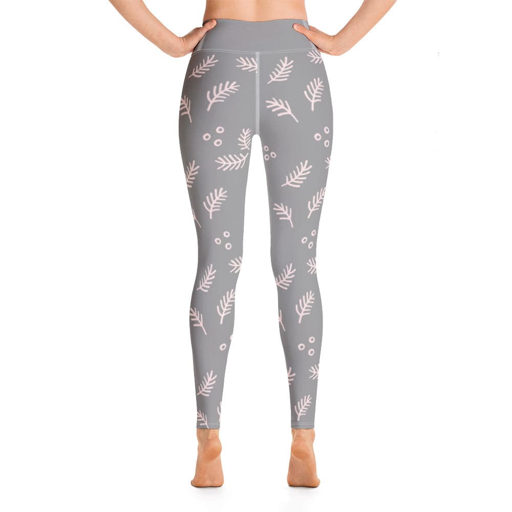 Yoga Leggings/Holiday Grey Pink - Enet Images