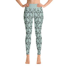 Yoga Leggings/Peace Black - Enet Images