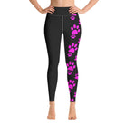 Yoga Leggings/Three Pet Prints Fushia - Enet Images