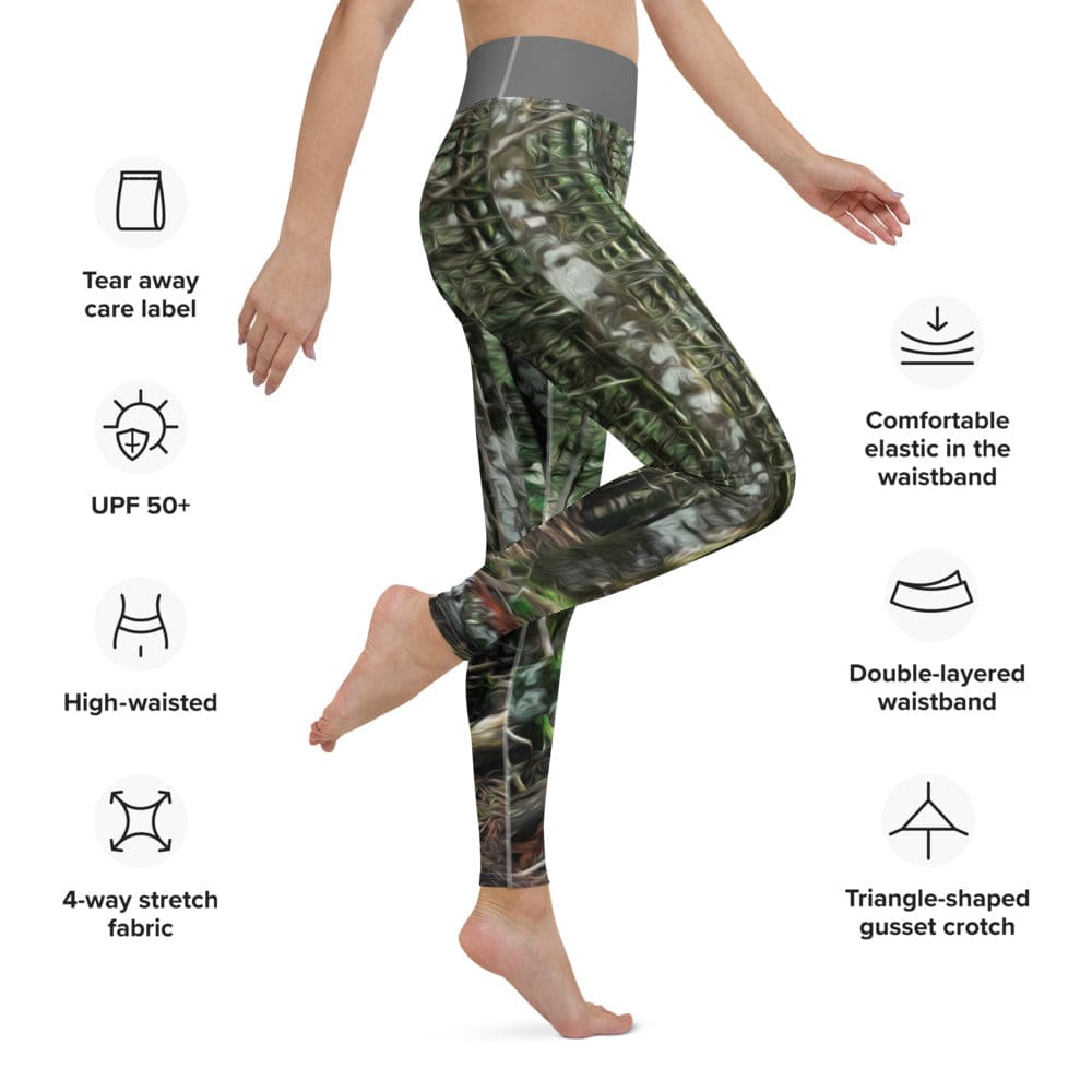 Yoga Leggings/Trees In The Forest - Enet Images