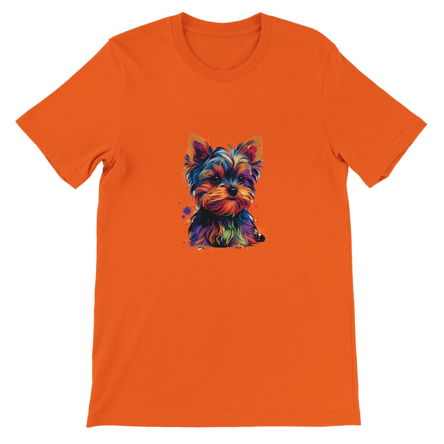 Budget Unisex Crewneck T-Shirt/Yorkie-Bunt