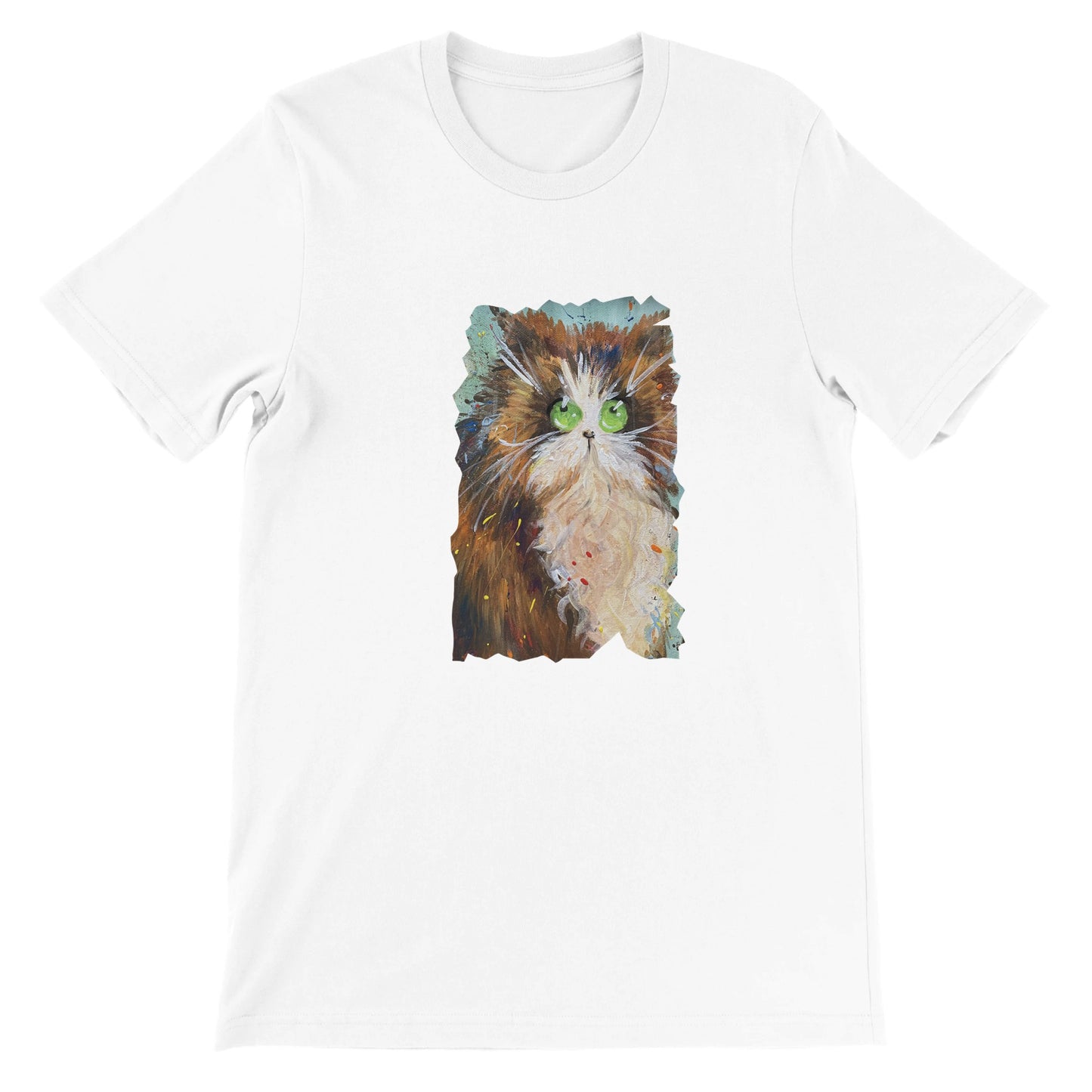 Budget Unisex Crewneck T-shirt/Cute-Cat