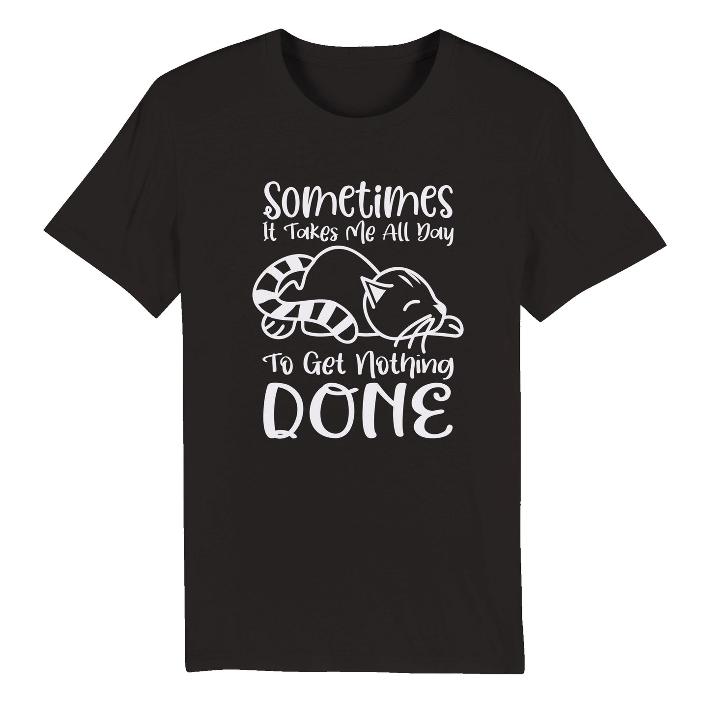 100% Organic Unisex T-shirt/Sometimes-Cat