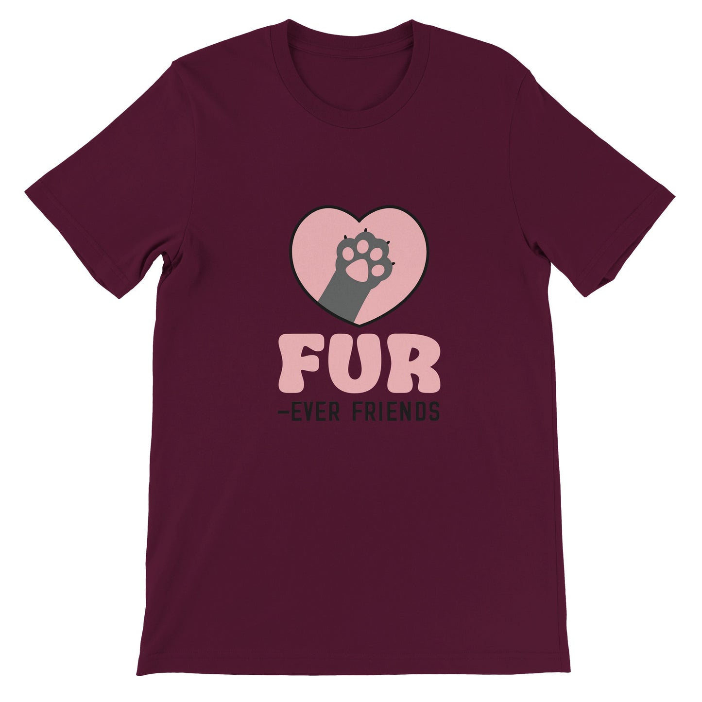 Budget Unisex Crewneck T-shirt/Fur-Ever-Friends