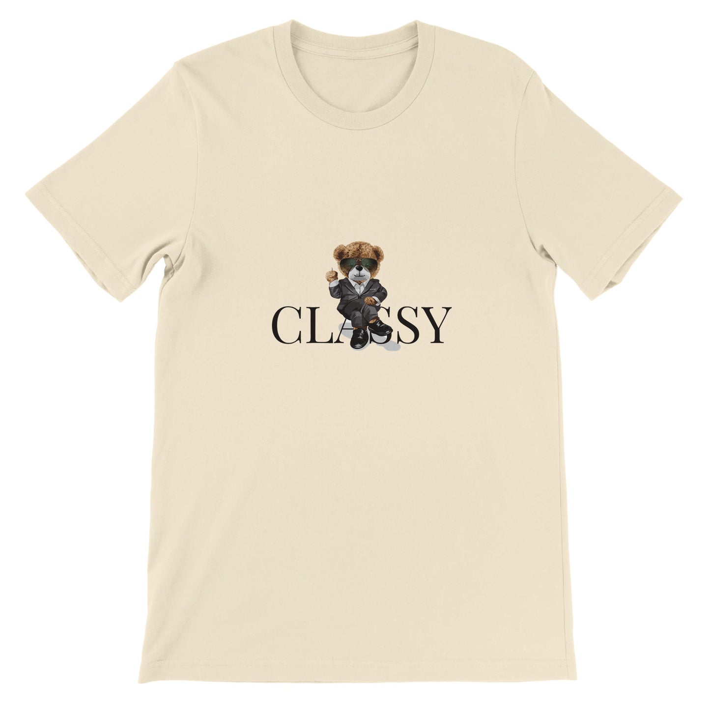 Budget Unisex Crewneck T-shirt/Bear-Classy