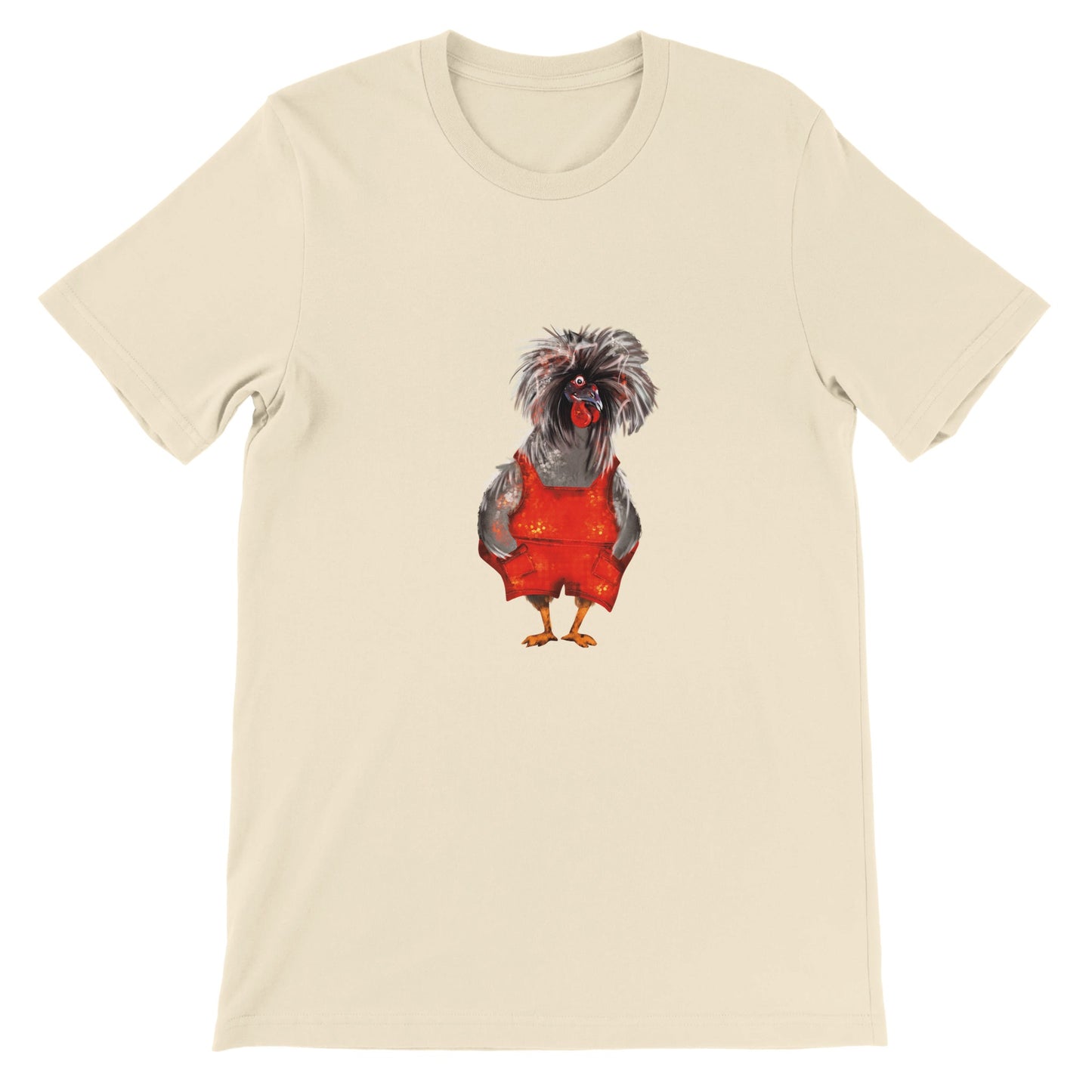 Budget Unisex Crewneck T-shirt/Chicken-Lady