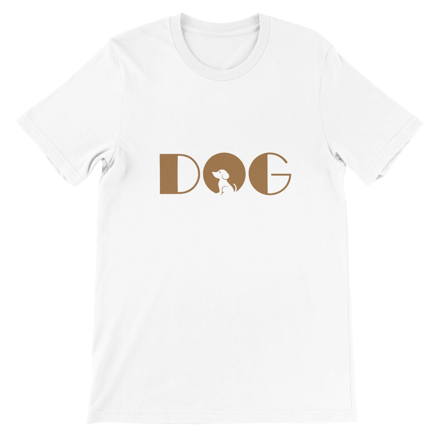 Budget Unisex Crewneck T-Shirt/Hund-Gold