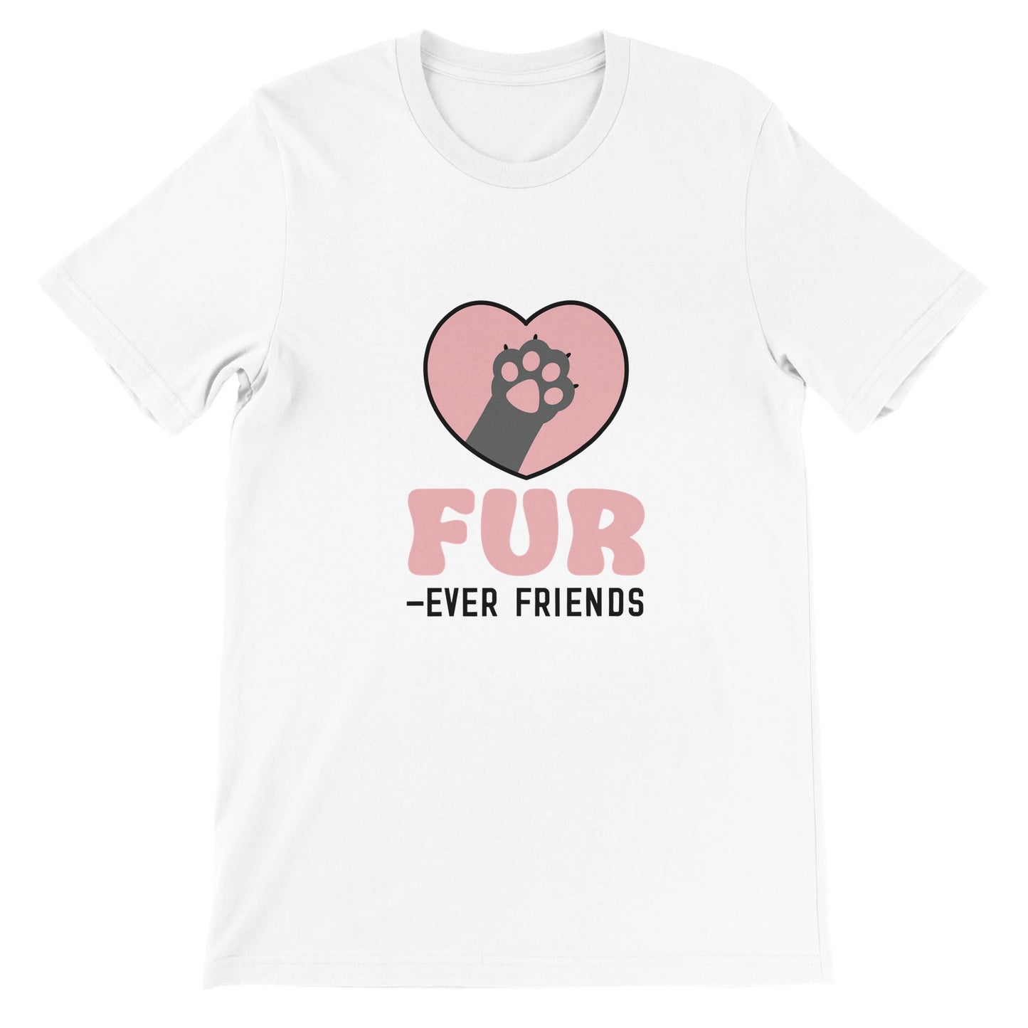 Budget Unisex Crewneck T-shirt/Fur-Ever-Friends