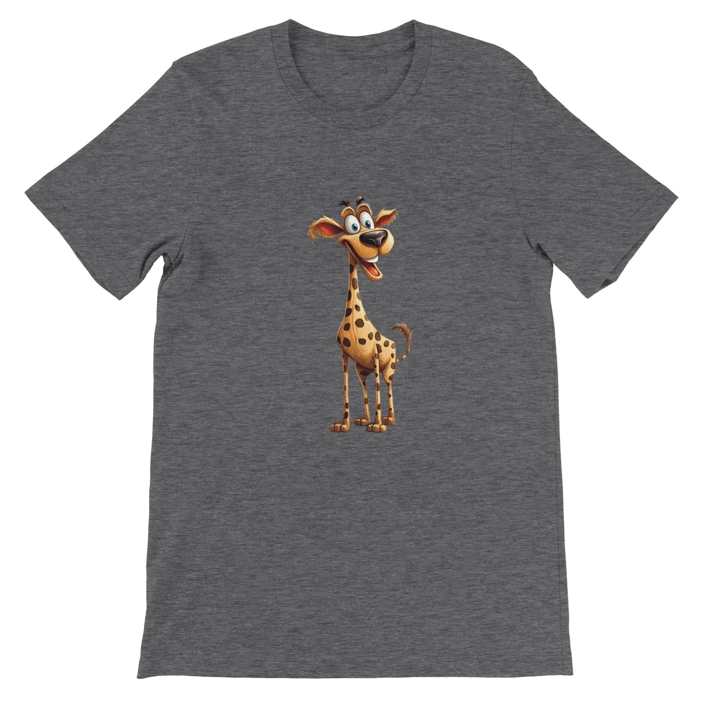 Budget Unisex Crewneck T-shirt/Happy-Giraffe