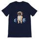 Budget Unisex Crewneck T-shirt/Pug-Weightlifting - Enet Images