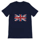 Budget Unisex Crewneck T-shirt/UK-Flag-Vintage - Enet Images