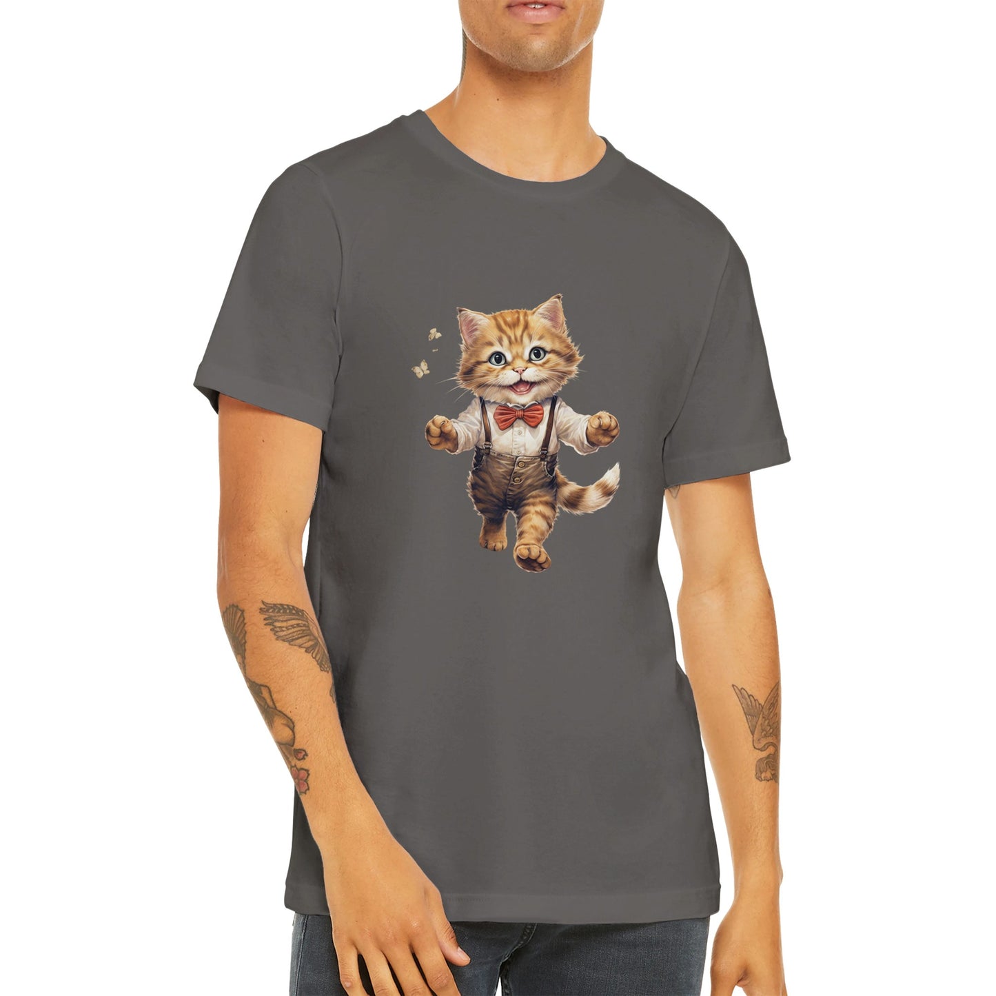 Budget Unisex Crewneck T-shirt/Mr-Cat