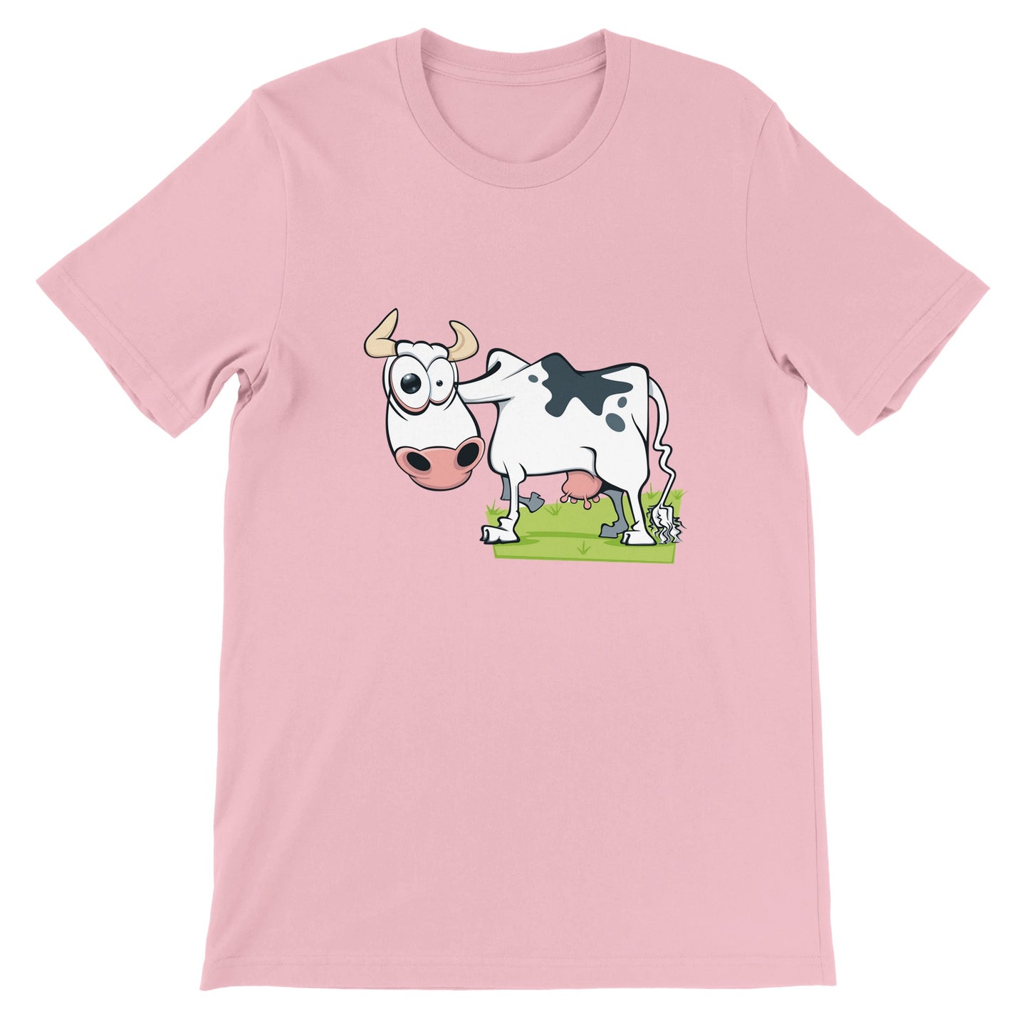 Budget Unisex Crewneck T-shirt/Cow's-Eye