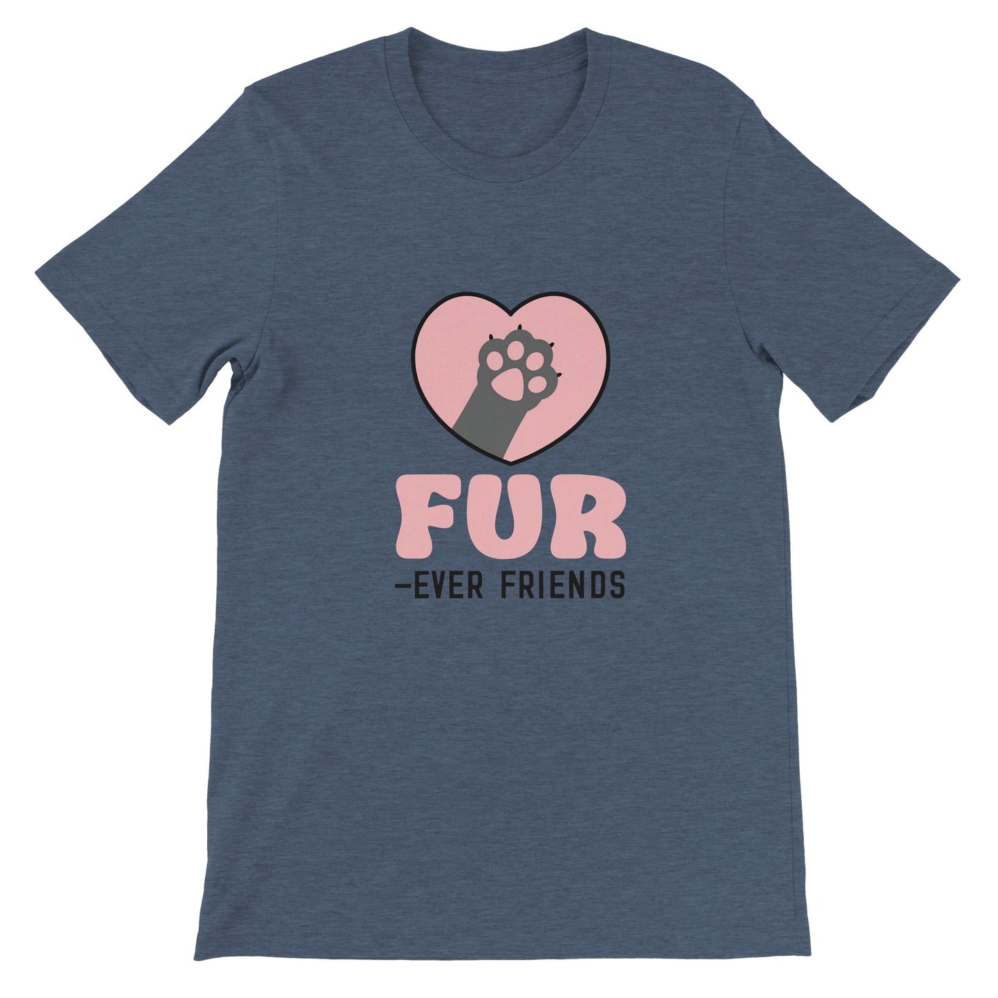 Budget Unisex Crewneck T-shirt/Fur-Ever-Friends