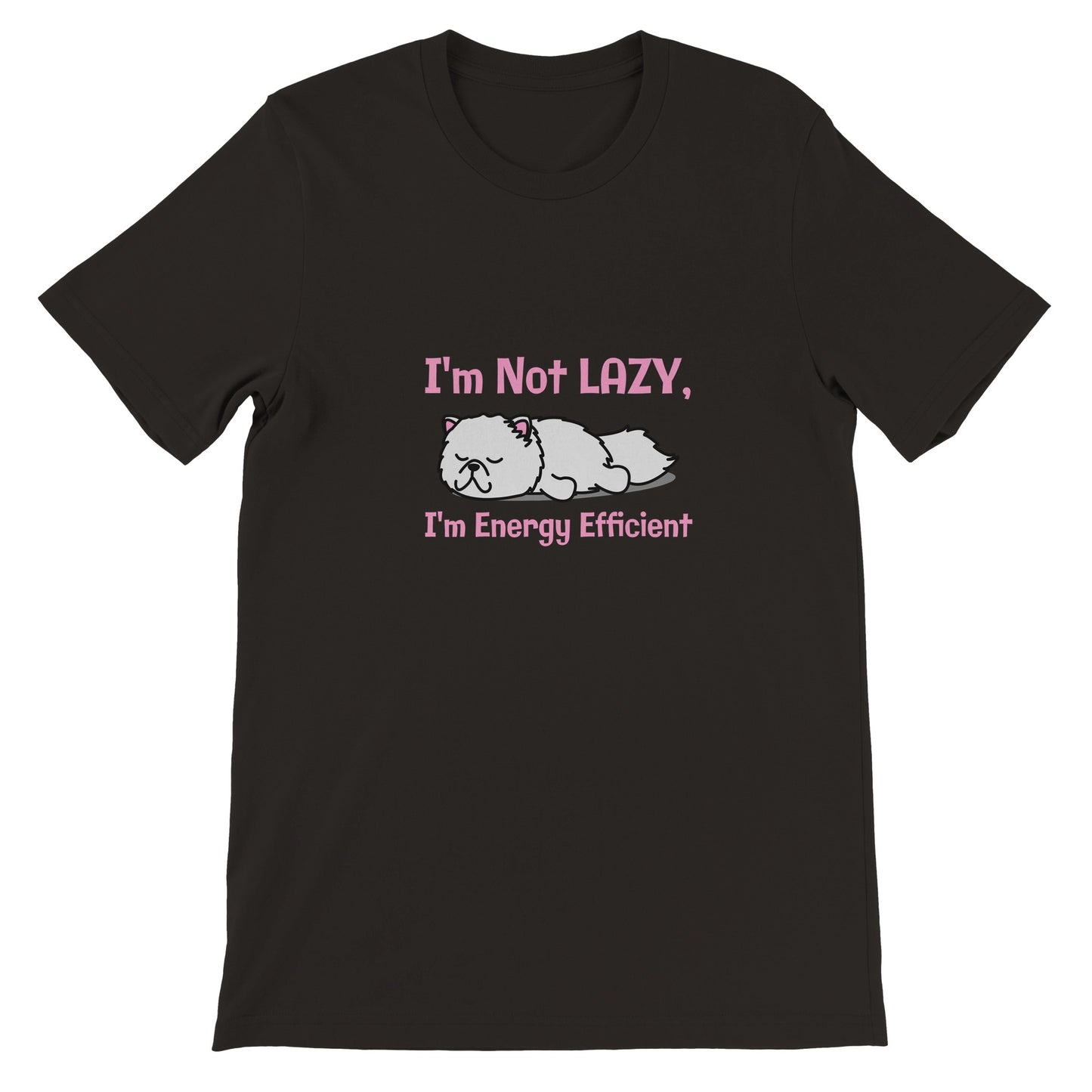 Budget Unisex Crewneck T-shirt/I-Am-Not-Lazy