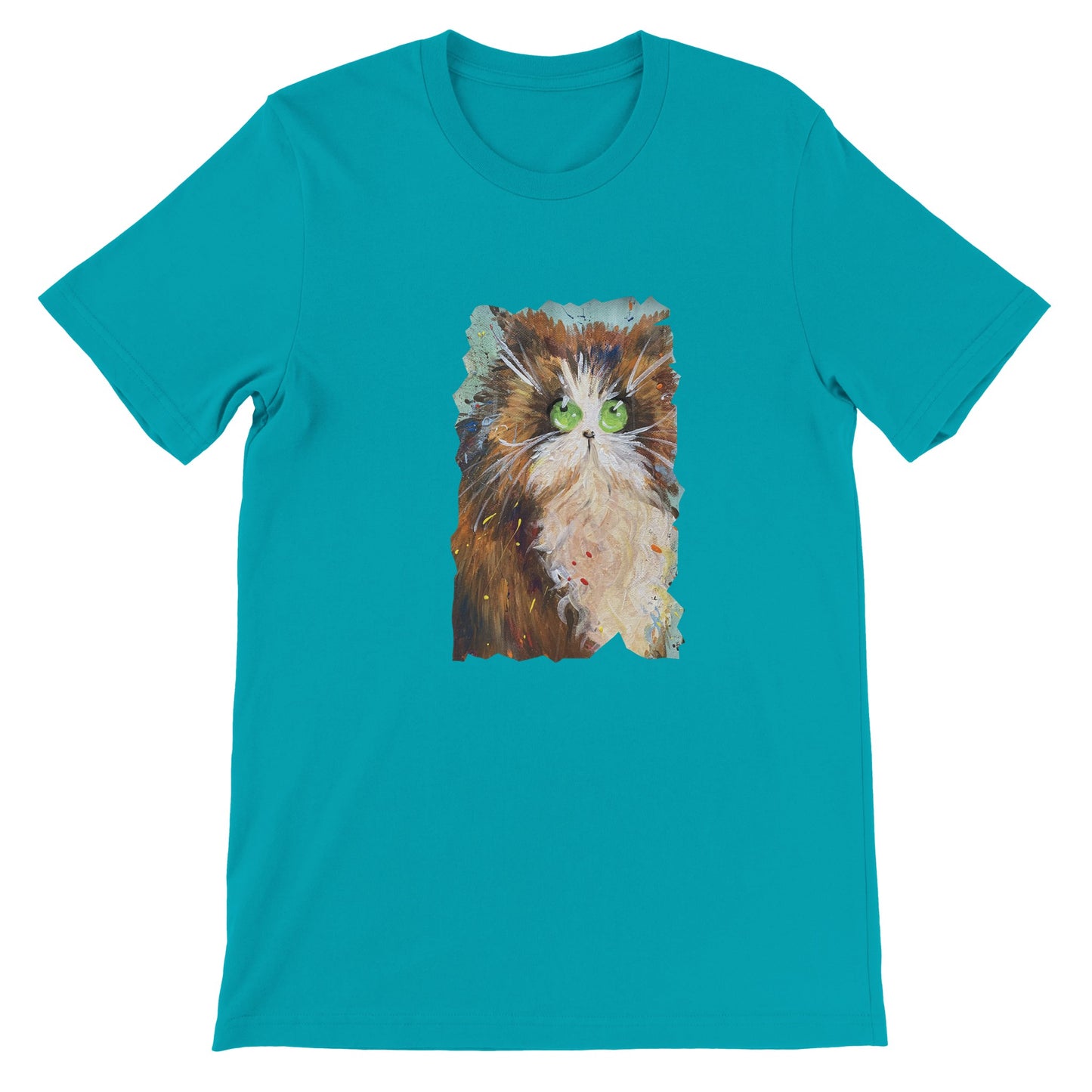 Budget Unisex Crewneck T-shirt/Cute-Cat