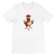 Budget Unisex Crewneck T-shirt/Funny-Chicken - Enet Images