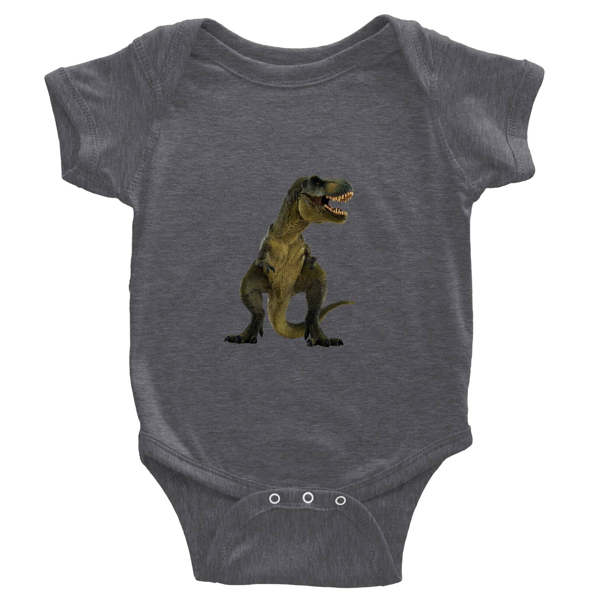 Organic cotton baby bodysuit/Dinosaur - Classic - Enet Images