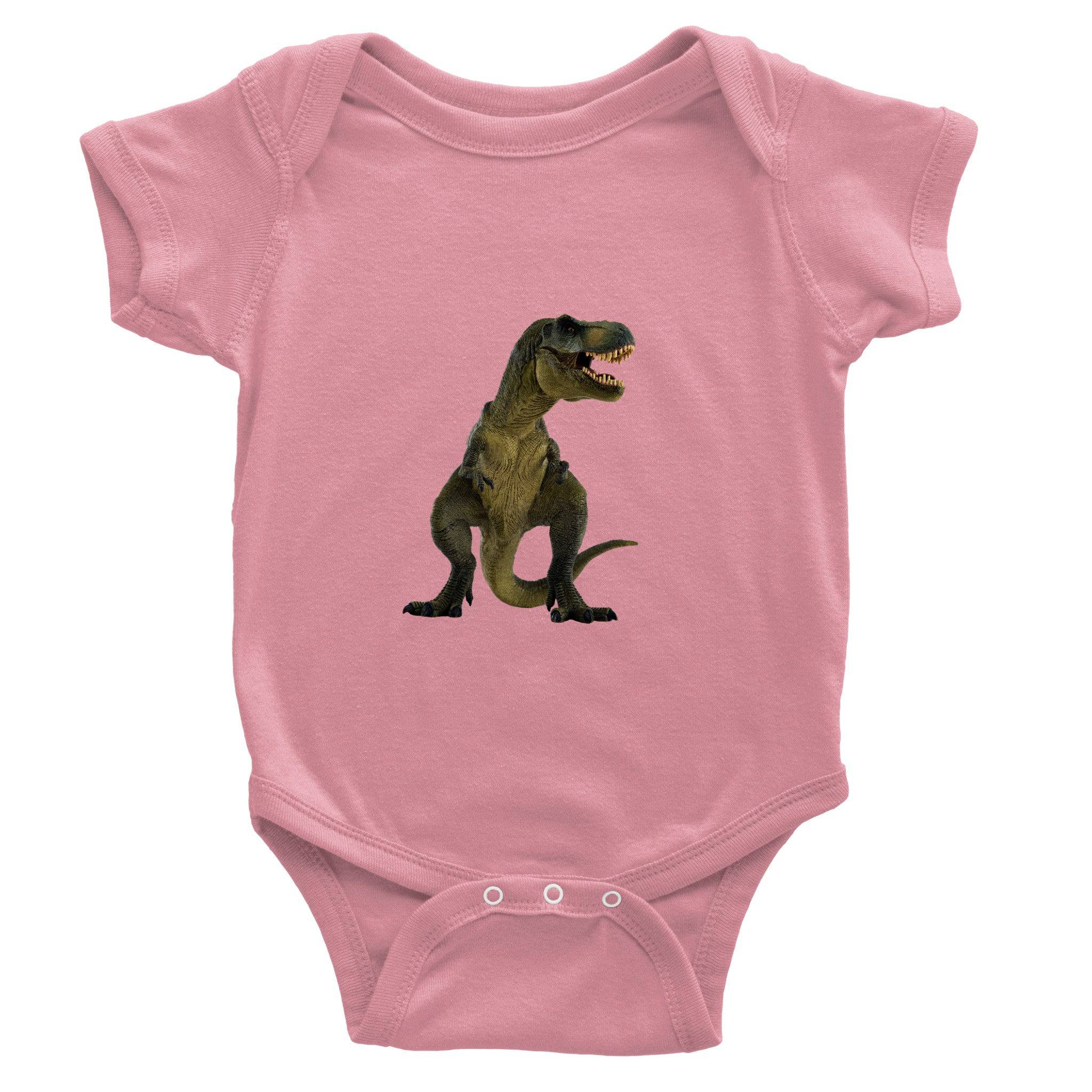 Organic cotton baby bodysuit/Dinosaur - Classic - Enet Images