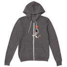 Premium Unisex Zip Hoodies/Astronaut-Basketball-Slam - Enet Images