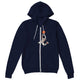 Premium Unisex Zip Hoodies/Astronaut-Basketball-Slam - Enet Images