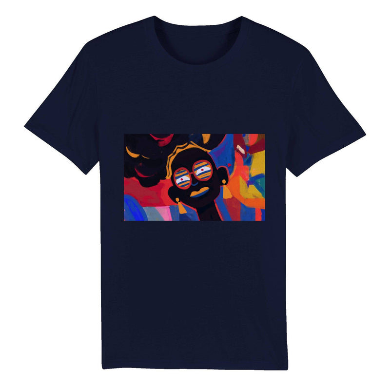 100% Organic Unisex T-shirt/Abstract-Afro - Enet Images