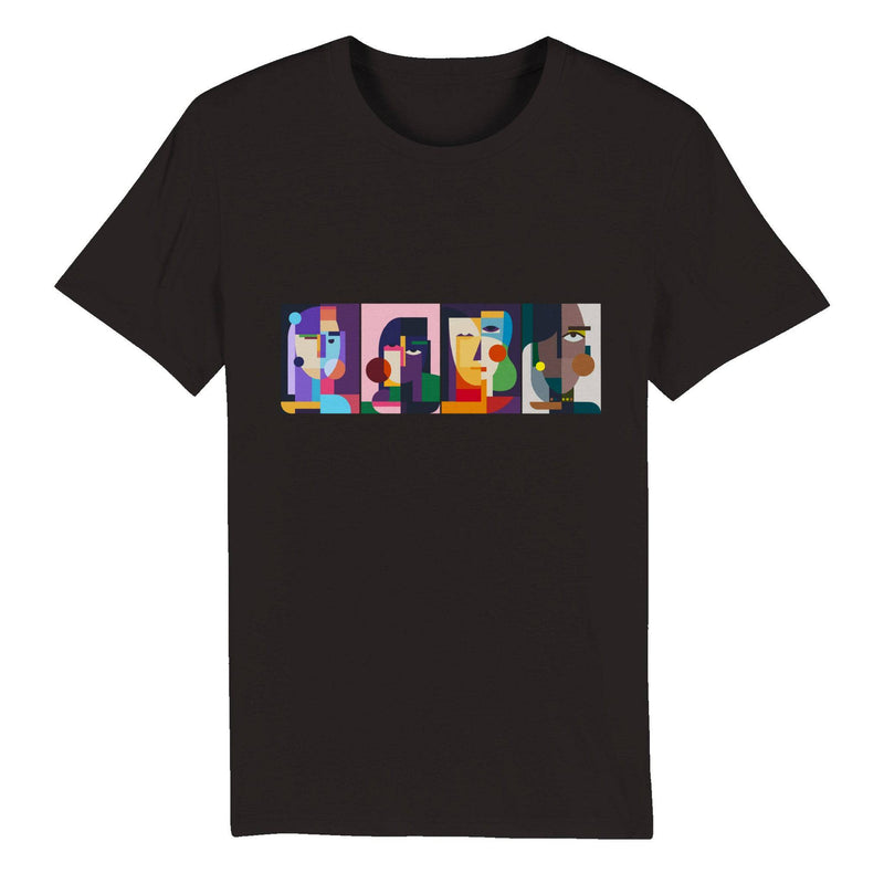 100% Organic Unisex T-shirt/Abstract-Art - Enet Images