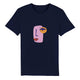 100% Organic Unisex T-shirt/Abstract-Face - Enet Images