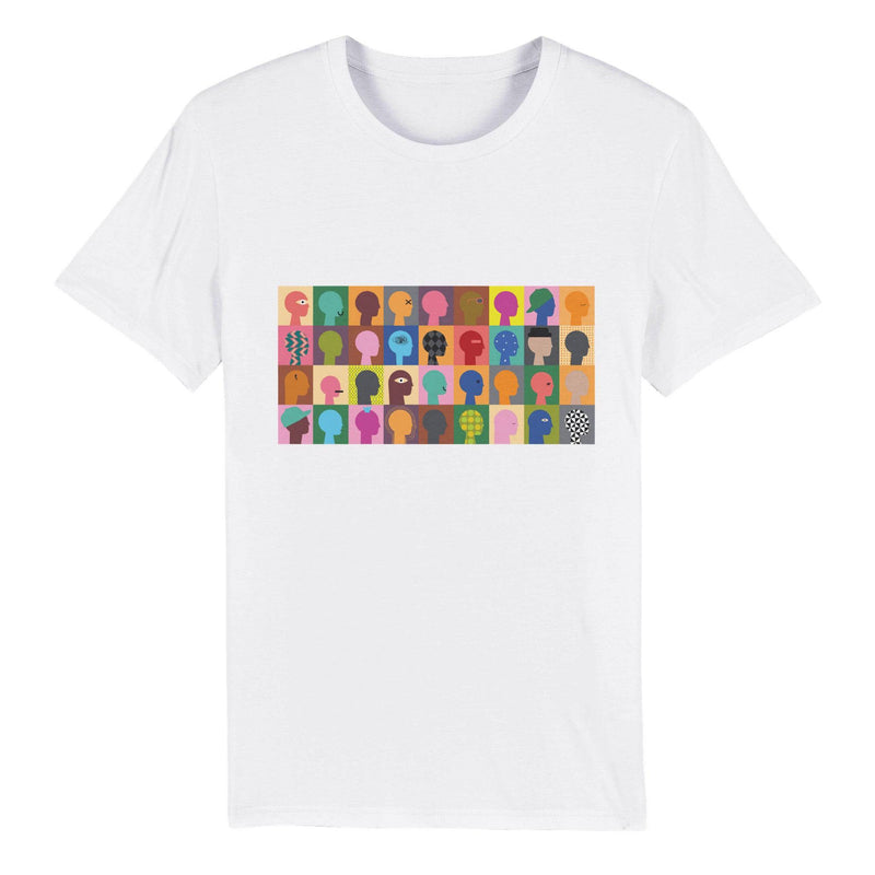 100% Organic Unisex T-shirt/Abstract-People - Enet Images