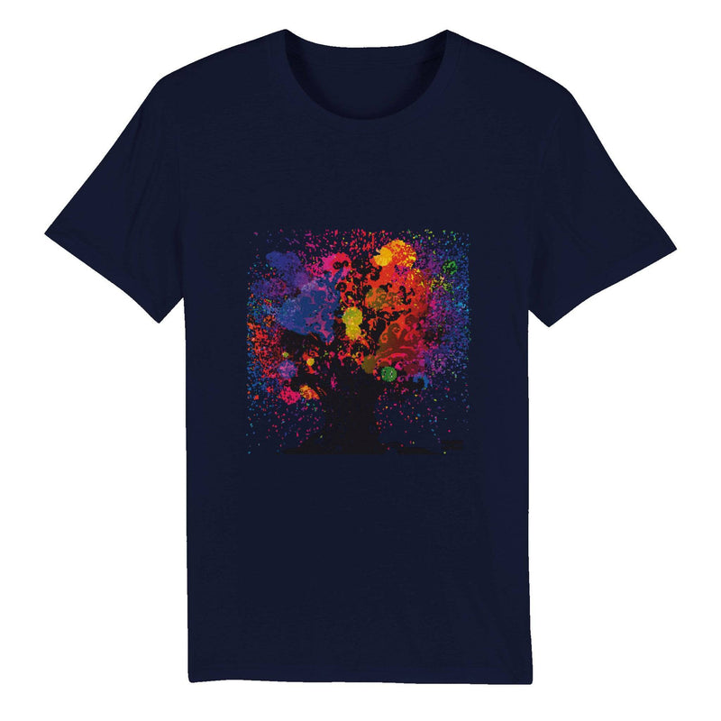 100% Organic Unisex T-shirt/Abstract-Tree - Enet Images