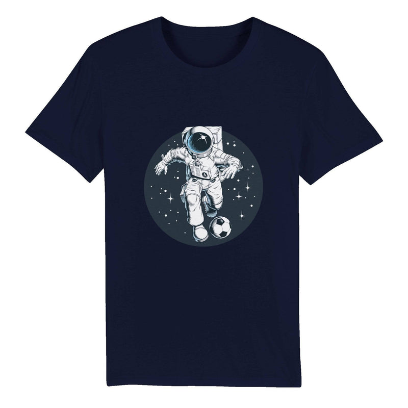 100% Organic Unisex T-shirt/Astronaut-Football - Enet Images