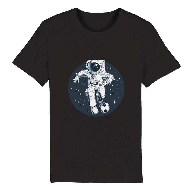 100% Organic Unisex T-shirt/Astronaut-Football - Enet Images