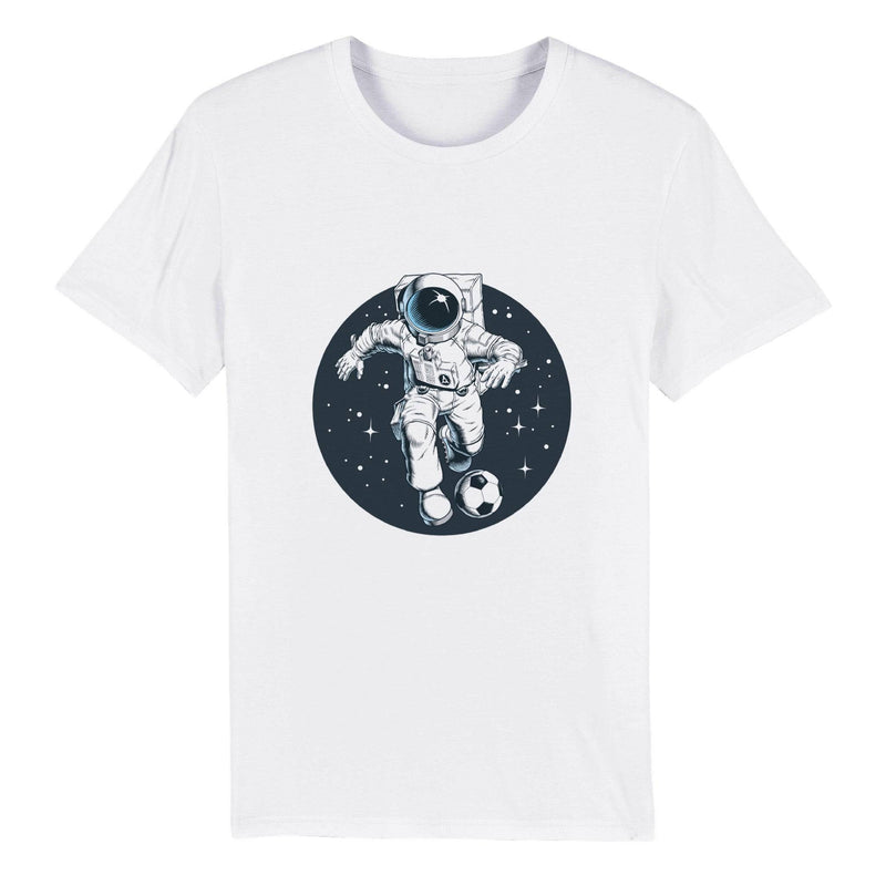 100% Organic Unisex T-shirt/Astronaut-Football - Enet Images