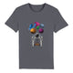 100% Organic Unisex T-shirt/Astronaut-Hanging-Baloons - Enet Images