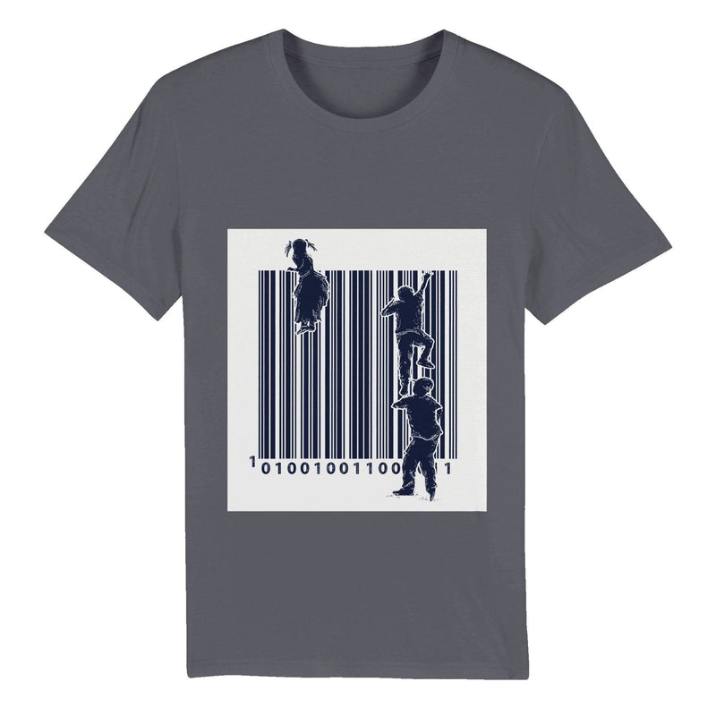 100% Organic Unisex T-shirt/Barcode - Enet Images