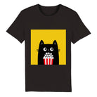 100% Organic Unisex T-shirt/Cat-PopCorn - Enet Images