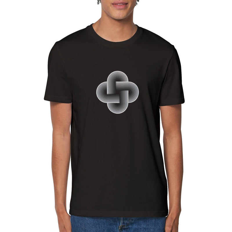 100% Organic Unisex T-shirt/Cross-Digital - Enet Images