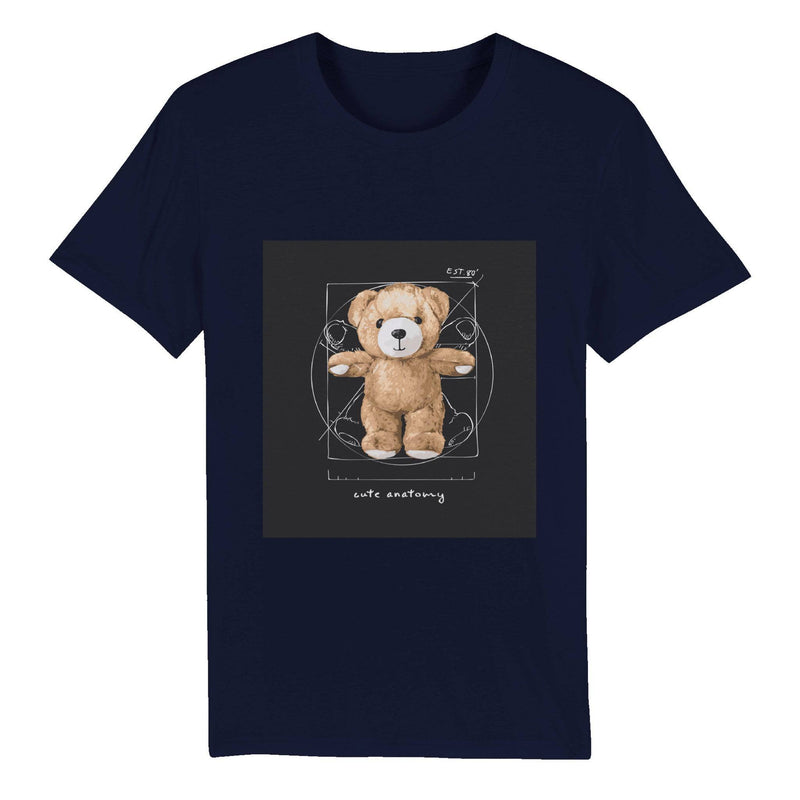 100% Organic Unisex T-shirt/Cute-Anatomy - Enet Images