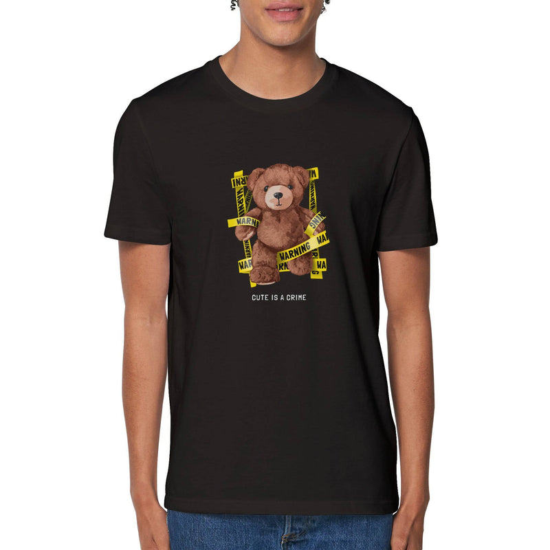 100% Organic Unisex T-shirt/Cute-Is-A-Crime - Enet Images