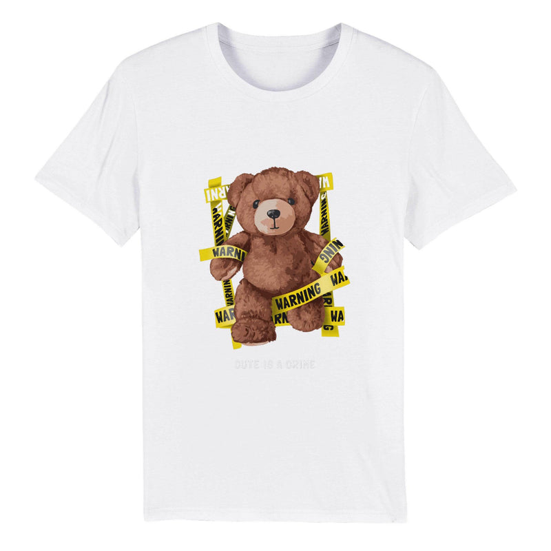 100% Organic Unisex T-shirt/Cute-Is-A-Crime - Enet Images