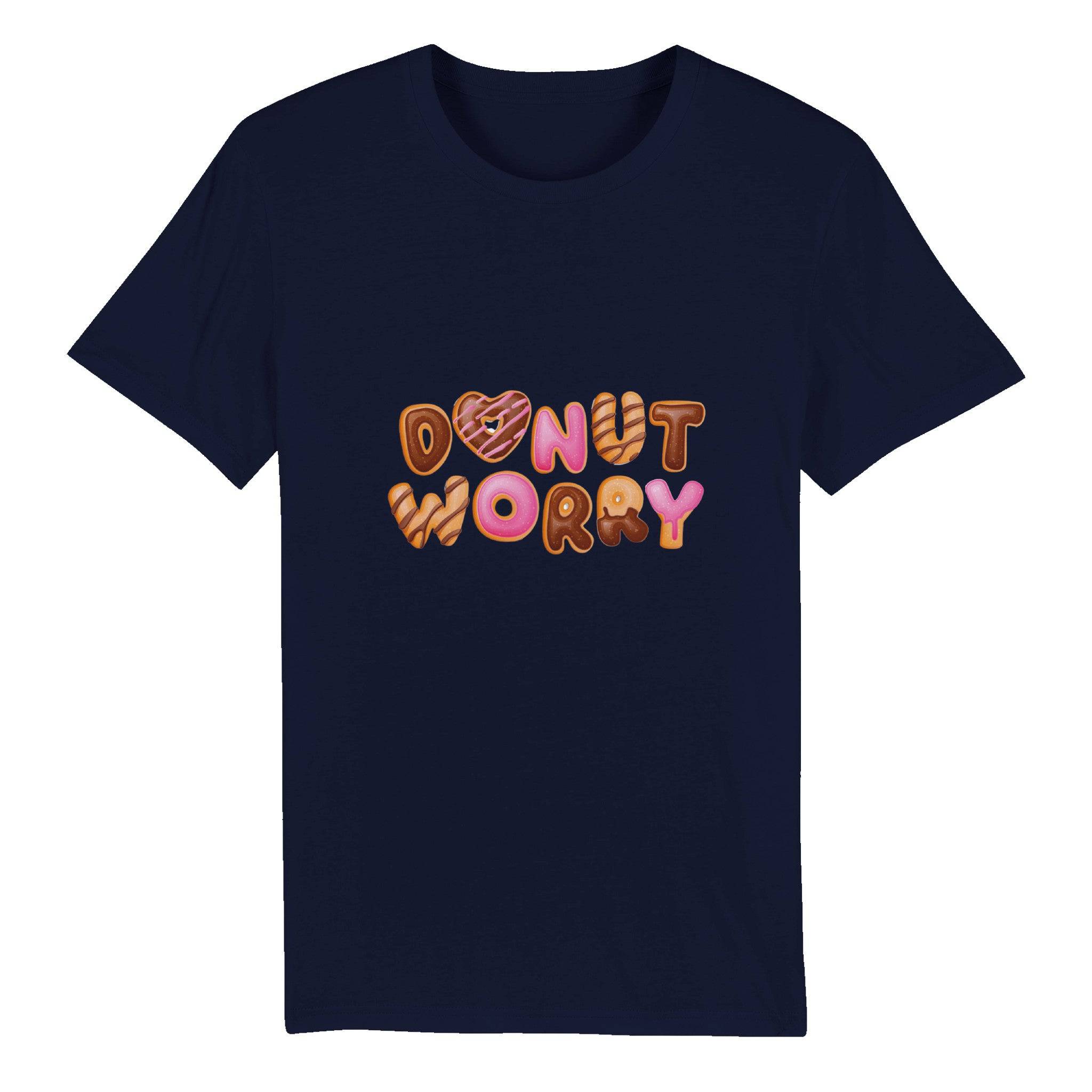 100% Organic Unisex T-shirt/Donut-Worry - Enet Images