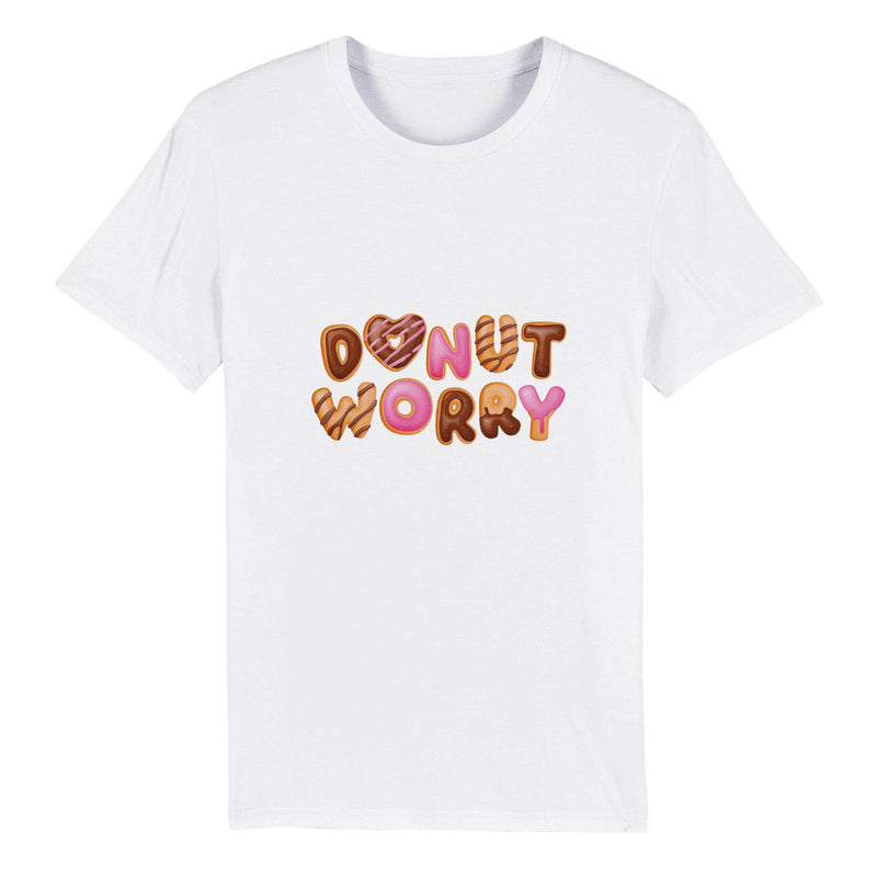 100% Organic Unisex T-shirt/Donut-Worry - Enet Images
